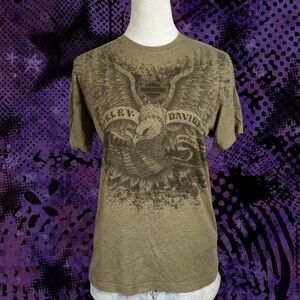 brown harley davidson t shirt !